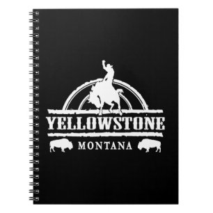 Yellowstone Montana Rodeo Cowboy Notitieboek