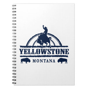 Yellowstone Montana Rodeo Cowboy Notitieboek