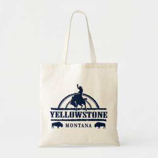 Yellowstone Montana Rodeo Cowboy Tote Bag