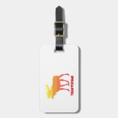 Yellowstone Moose Bagagelabel (Voorkant verticaal)