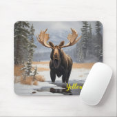Yellowstone Moose Muismat (Met muis)