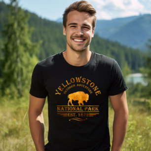 Yellowstone nationaal park t-shirt