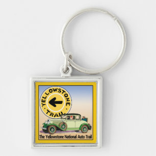Yellowstone National Auto Trail Sleutelhanger