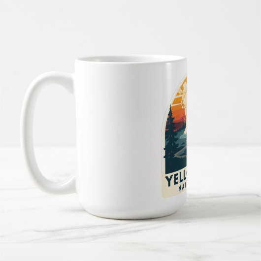 Yellowstone National Park Adventure Design Koffiemok (Links)
