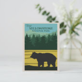 Yellowstone National Park Beer Briefkaart (Staand voorkant)