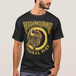  Yellowstone National Park Bison American B T-shirt