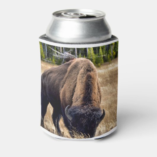 Yellowstone National Park Bison Blikjeskoeler (Blikje Achterkant)