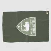 Yellowstone National Park Bison Golfhanddoek (Horizontaal)