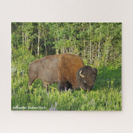 Yellowstone National Park Bison Legpuzzel (Horizontaal)