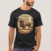 Yellowstone National Park Bison T-shirt (Voorkant)