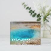 Yellowstone National Park, Blue Pool Carte postale (Debout devant)