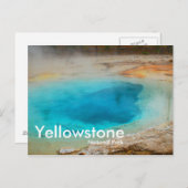 Yellowstone National Park, Blue Pool Carte postale (Devant / Derrière)