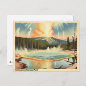 Yellowstone National Park  Briefkaart (Voorkant / Achterkant)