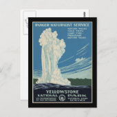 Yellowstone National Park Briefkaart (Voorkant / Achterkant)
