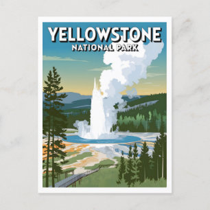 Yellowstone National Park  Briefkaart