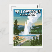 Yellowstone National Park  Briefkaart (Voorkant / Achterkant)