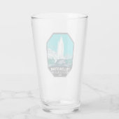 Yellowstone National Park Castle Geyser Glas (Achterkant)