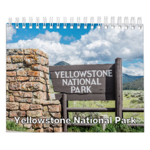 Yellowstone National Park Collectie Wall Agenda Kalender