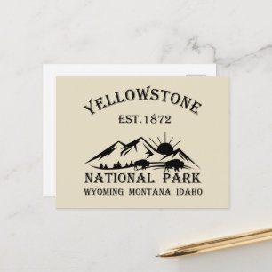Yellowstone National Park Feestdagenkaart