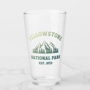 Yellowstone National Park Gradient Hiking Camping Glas