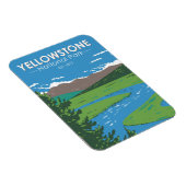 Yellowstone National Park Hayden Valley Magneet (Rechterzijde)