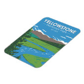 Yellowstone National Park Hayden Valley Magneet (Linkerzijde)