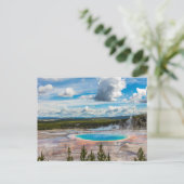 Yellowstone National Park Hot Springs Briefkaart (Staand voorkant)