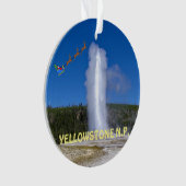 Yellowstone National Park kerstsieraad Ornament (voorkant)
