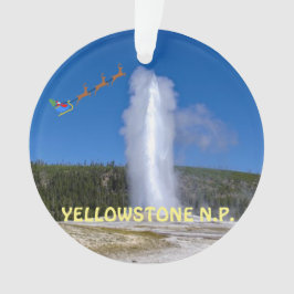 Yellowstone National Park kerstsieraad Ornament