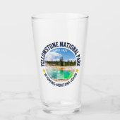 Yellowstone National Park Landscape Forest Glas (Voorkant)
