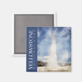 Yellowstone National Park Magnet Magneet (Voorkant / Achterkant)