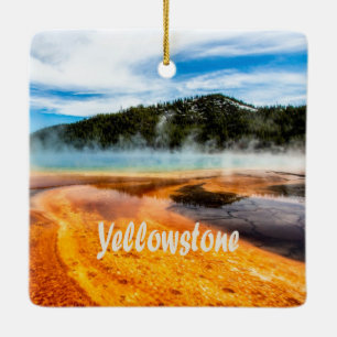 Yellowstone National Park Mountains Natuur Animals Keramisch Ornament