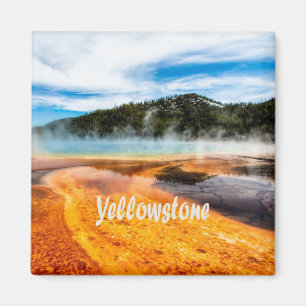 Yellowstone National Park Mountains Natuur Animals Magneet