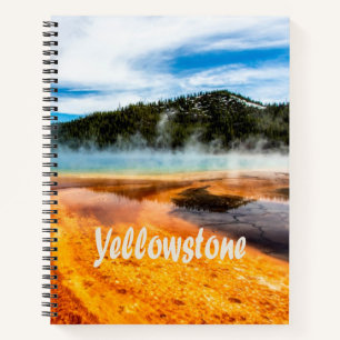 Yellowstone National Park Mountains Natuur Animals Notitieboek