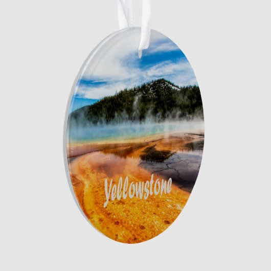 Yellowstone National Park Mountains Natuur Animals Ornament (voorkant)
