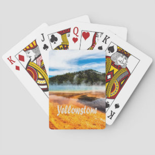 Yellowstone National Park Mountains Natuur Animals Pokerkaarten