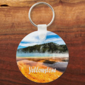 Yellowstone National Park Mountains Natuur Animals Sleutelhanger (Voorkant)