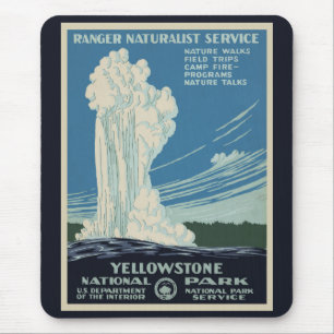  Yellowstone National Park Old Faithful Muismat