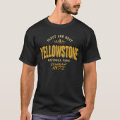 Yellowstone National Park "Oudste en beste" 1872 T-shirt (Voorkant)