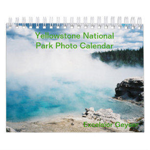 Yellowstone National Park Photo Calendar Kalender