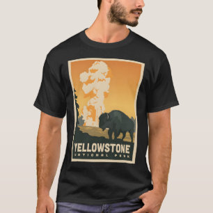 Yellowstone National Park Reizen T-shirt