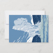 Yellowstone National Park RSVP Card Retro (Achterkant)