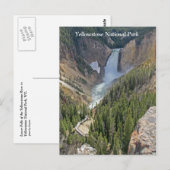 Yellowstone National Park Schilderachtig Uitzicht  Briefkaart (Voorkant / Achterkant)
