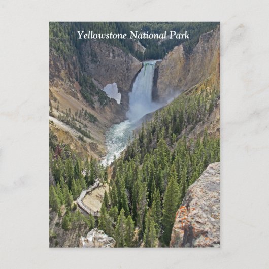 Yellowstone National Park Schilderachtig Uitzicht  Briefkaart (Voorkant)