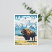 Yellowstone National Park Souvenir Briefkaart (Staand voorkant)