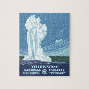 Yellowstone National Park Souvenir Legpuzzel