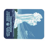 Yellowstone National Park Souvenir Magneet (Horizontaal)