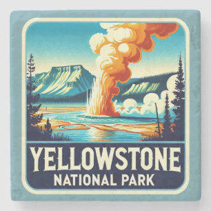 Yellowstone National Park Stone Onderzetter