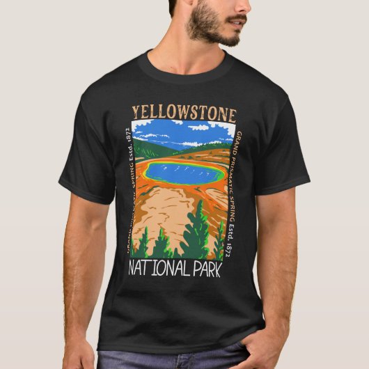 Yellowstone National Park T-shirt (Voorkant)