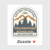 Yellowstone National Park Travel Sticker (Vel)